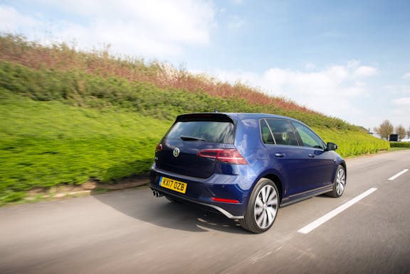 Rear view of Volkswagen Golf