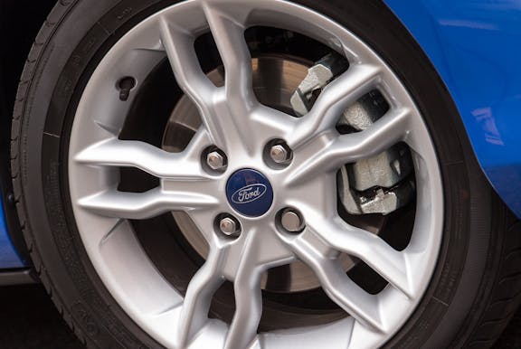 Wheel shot of the Ford B-Max
