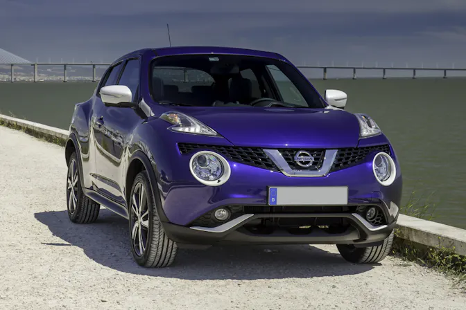 The front exterior of a Nissan Juke
