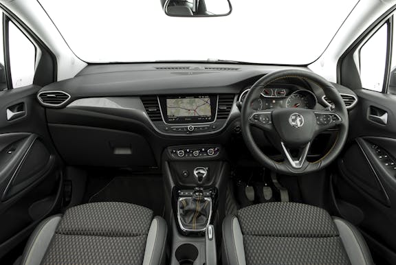 Interior shot of the Vauxhall Crossland X