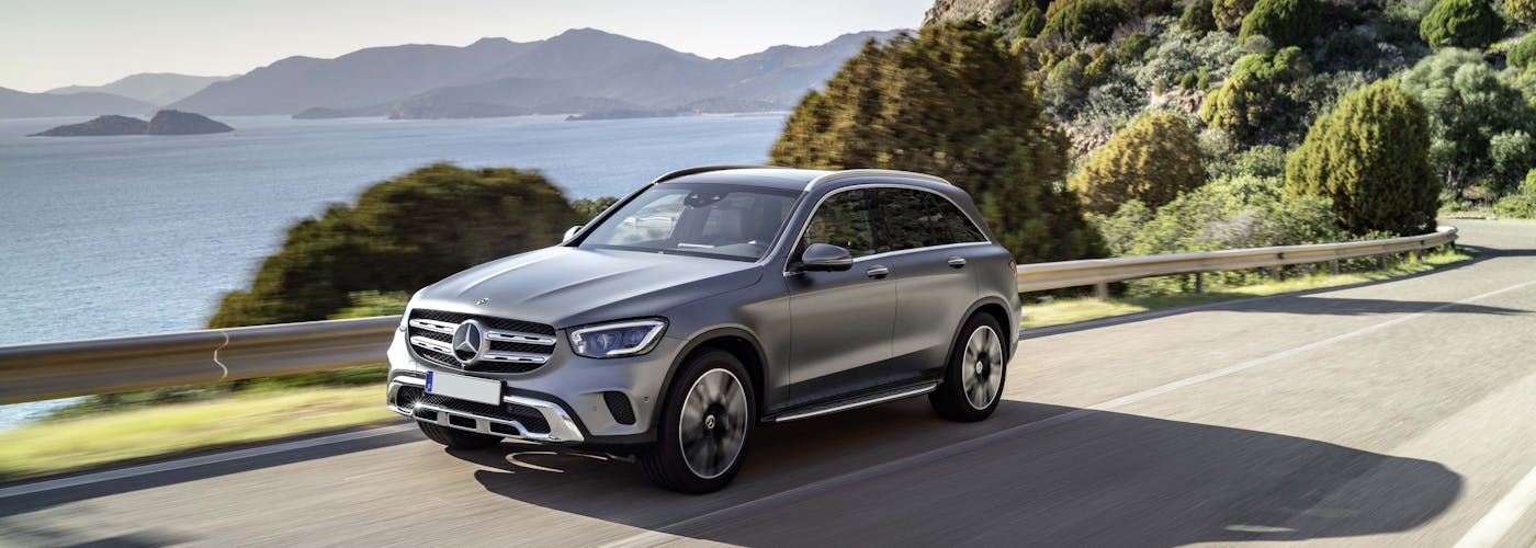 Front exterior shot of the Mercedes Benz GLC Class
