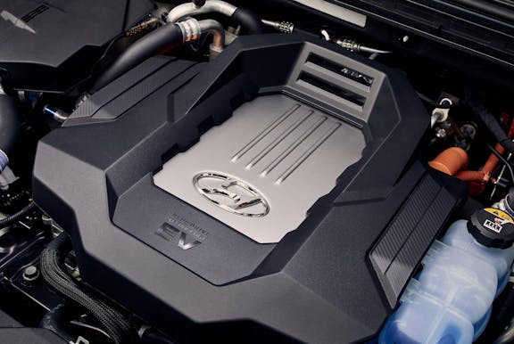 Engine shot of the Hyundai Ioniq