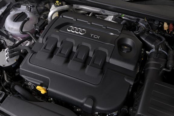 Engine shot of the Audi TT