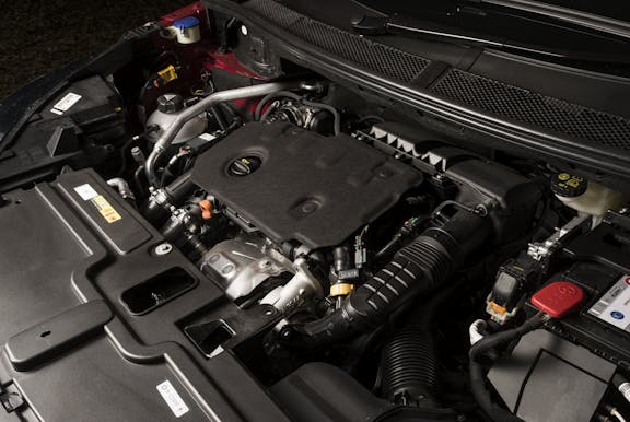 Engine shot of the Vauxhall Grandland X