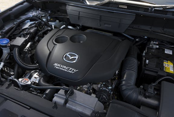 Engine shot of the Mazda CX-5
