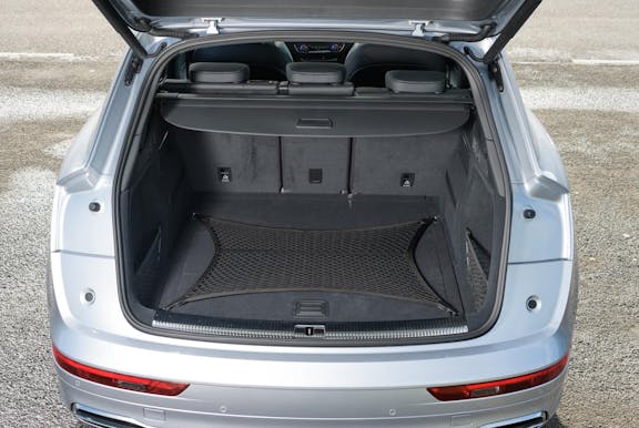 Boot shot of the Audi Q5