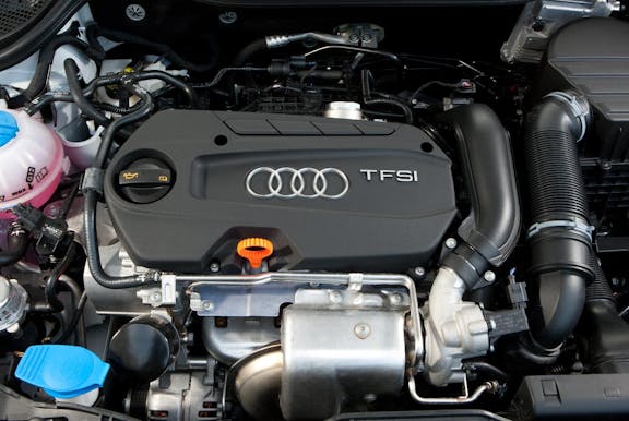 Engine shot of the Audi A1