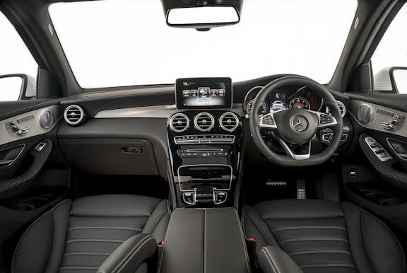 Interior shot of the Mercedes Benz GLC Class