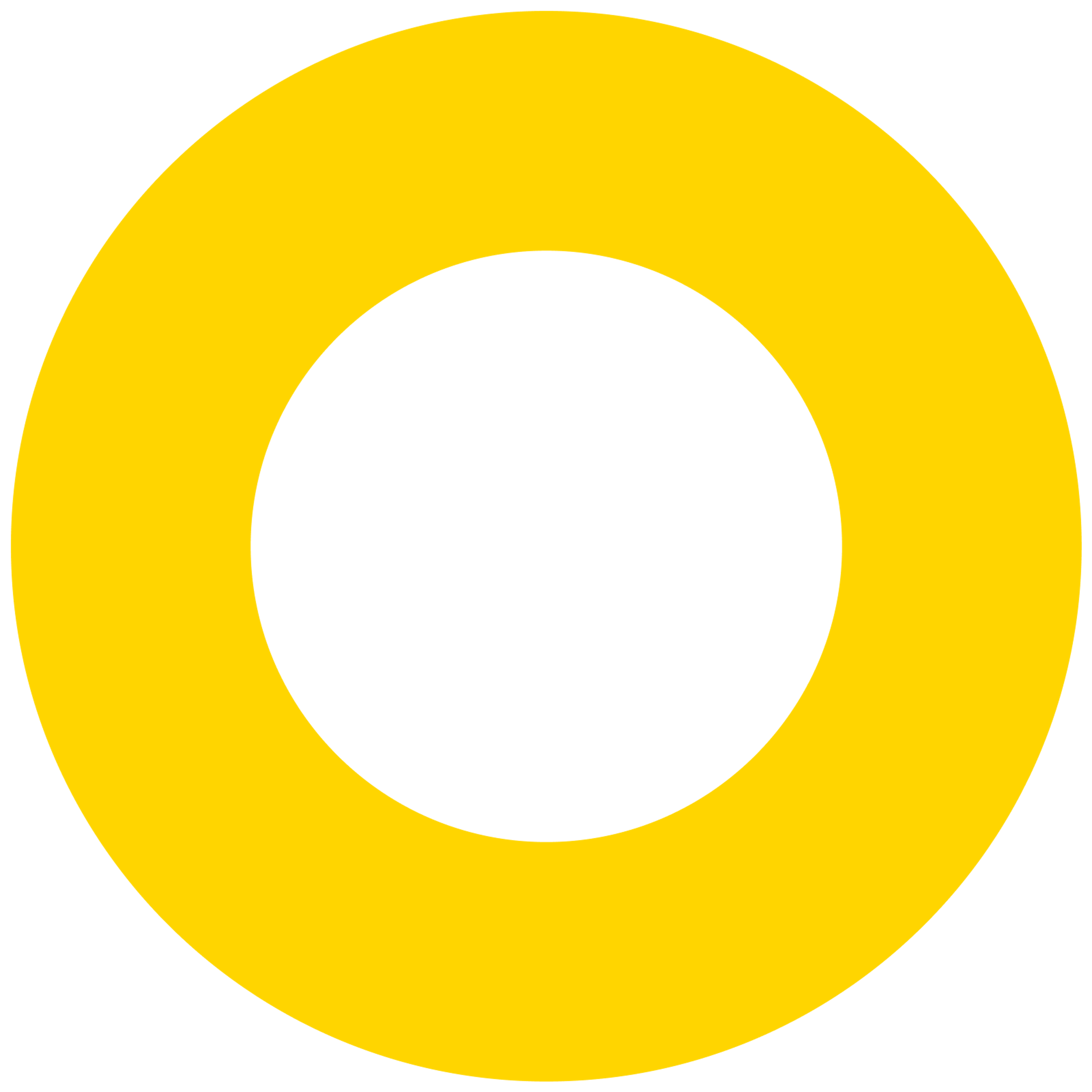 A yellow circle on a transparent background