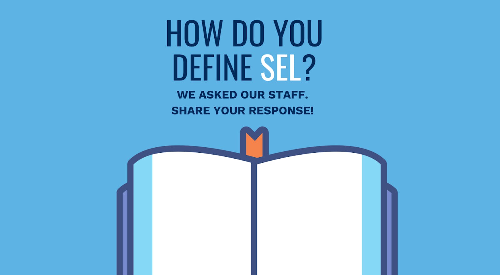 A book vector with the text 'How Do You Define SEL?'