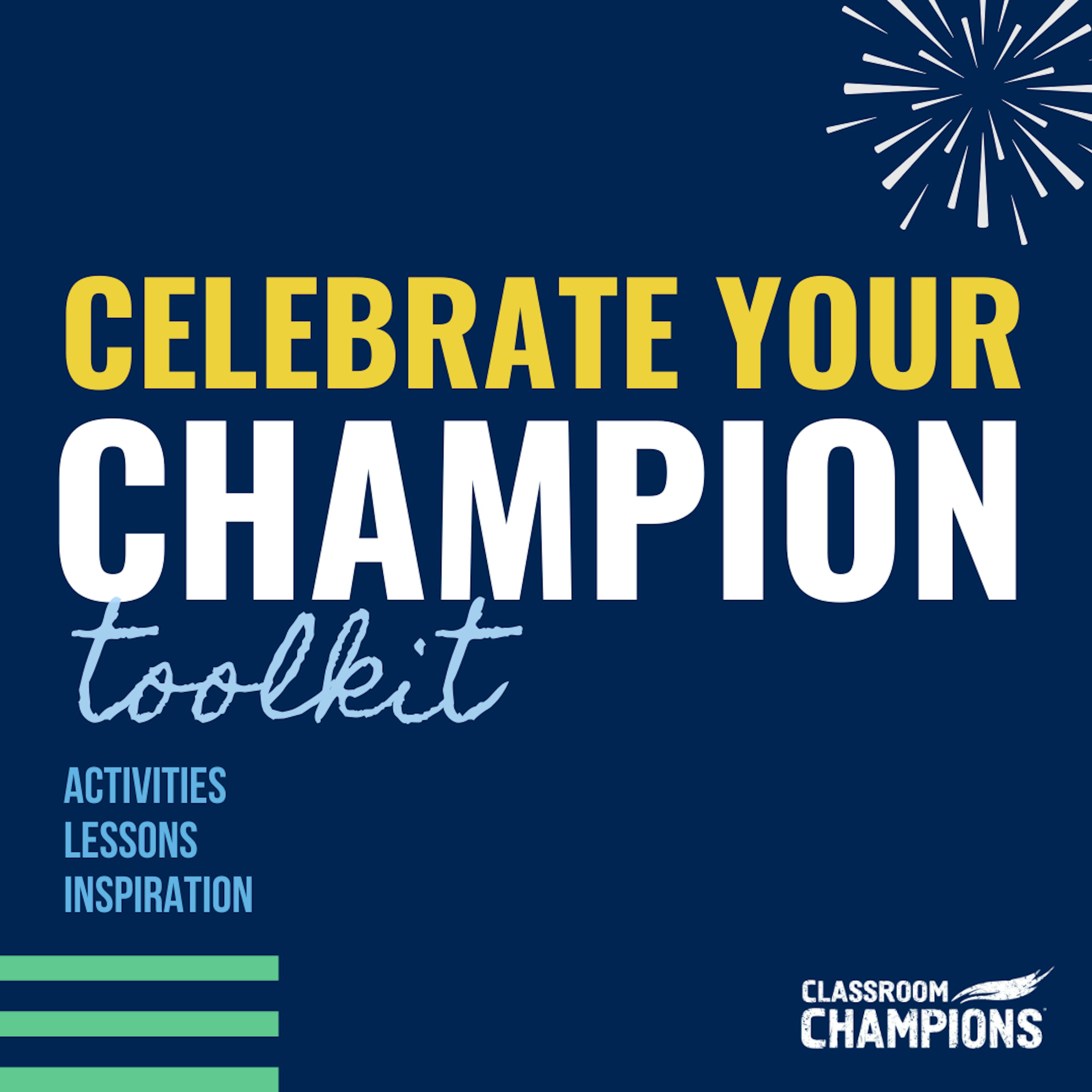 Celebrate your athlete mentor and students this year. 