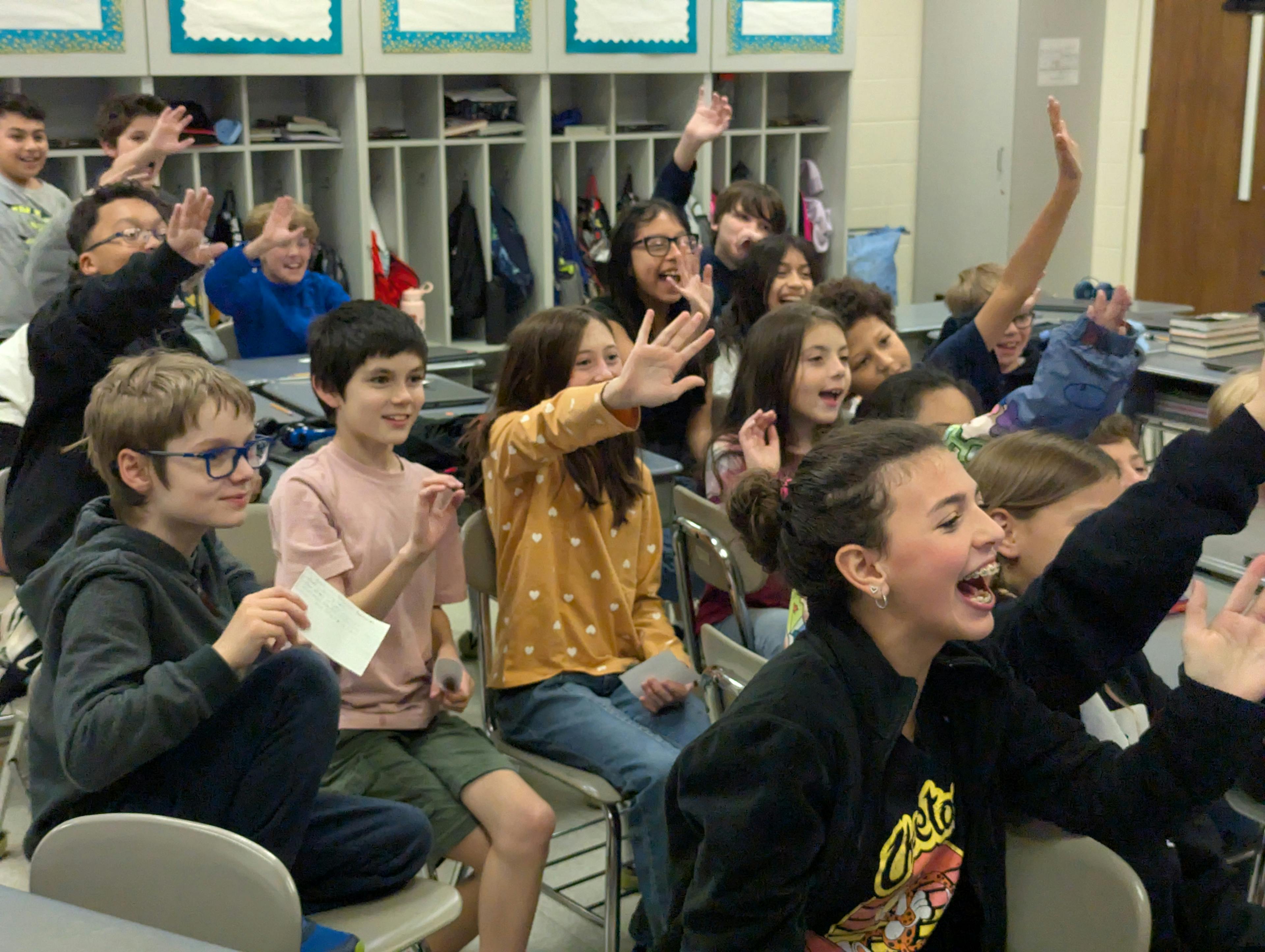 Christina's students experience mentorship in real time with an Olympic athlete.