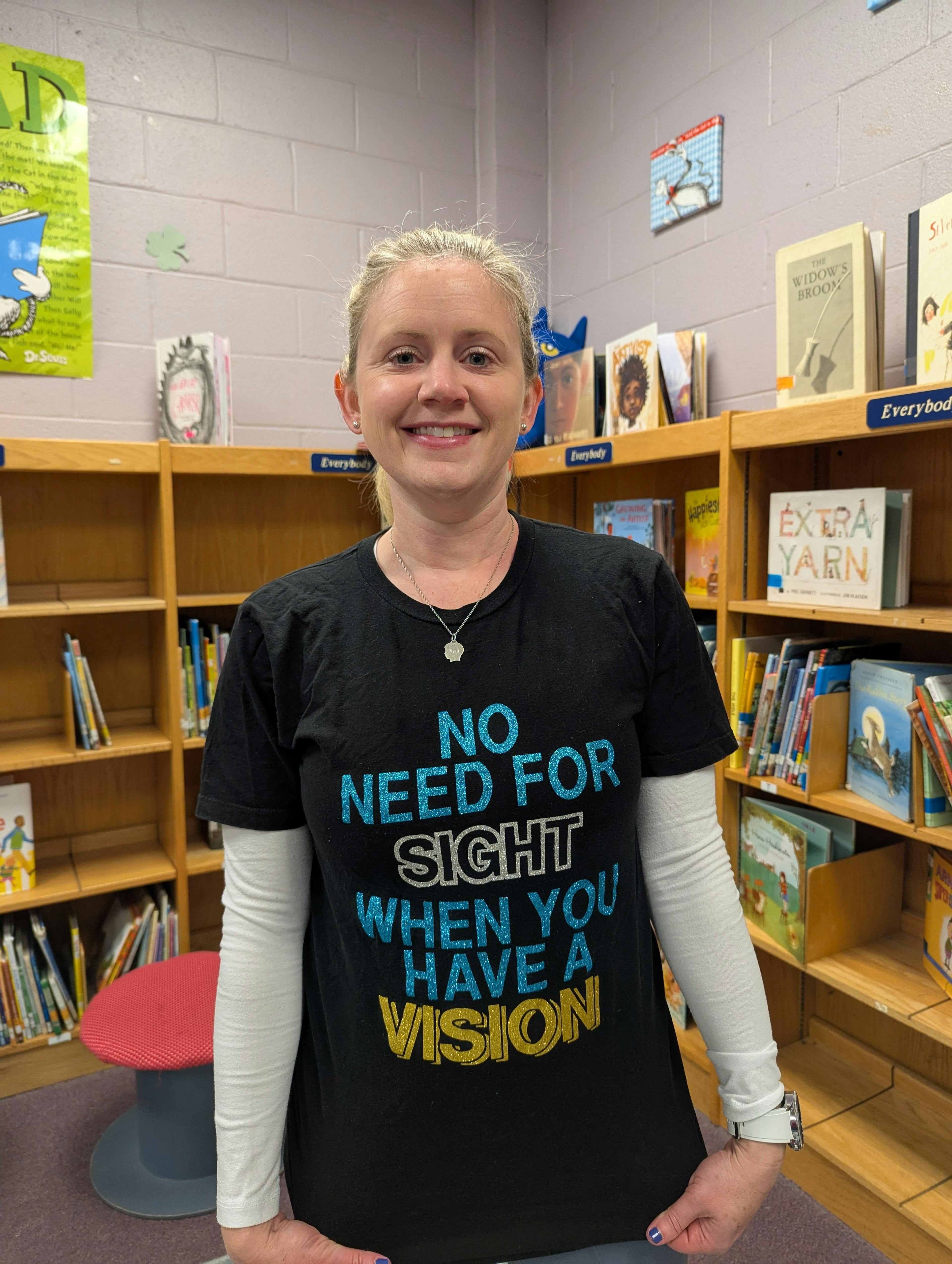 Christina Stone displays mentorship and motivation in her classroom in a variety of ways.