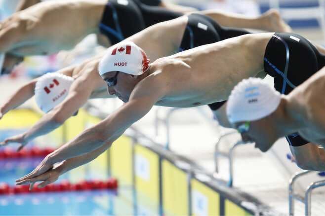 Ben Huot competes for Team Canada at the Paralympic Games