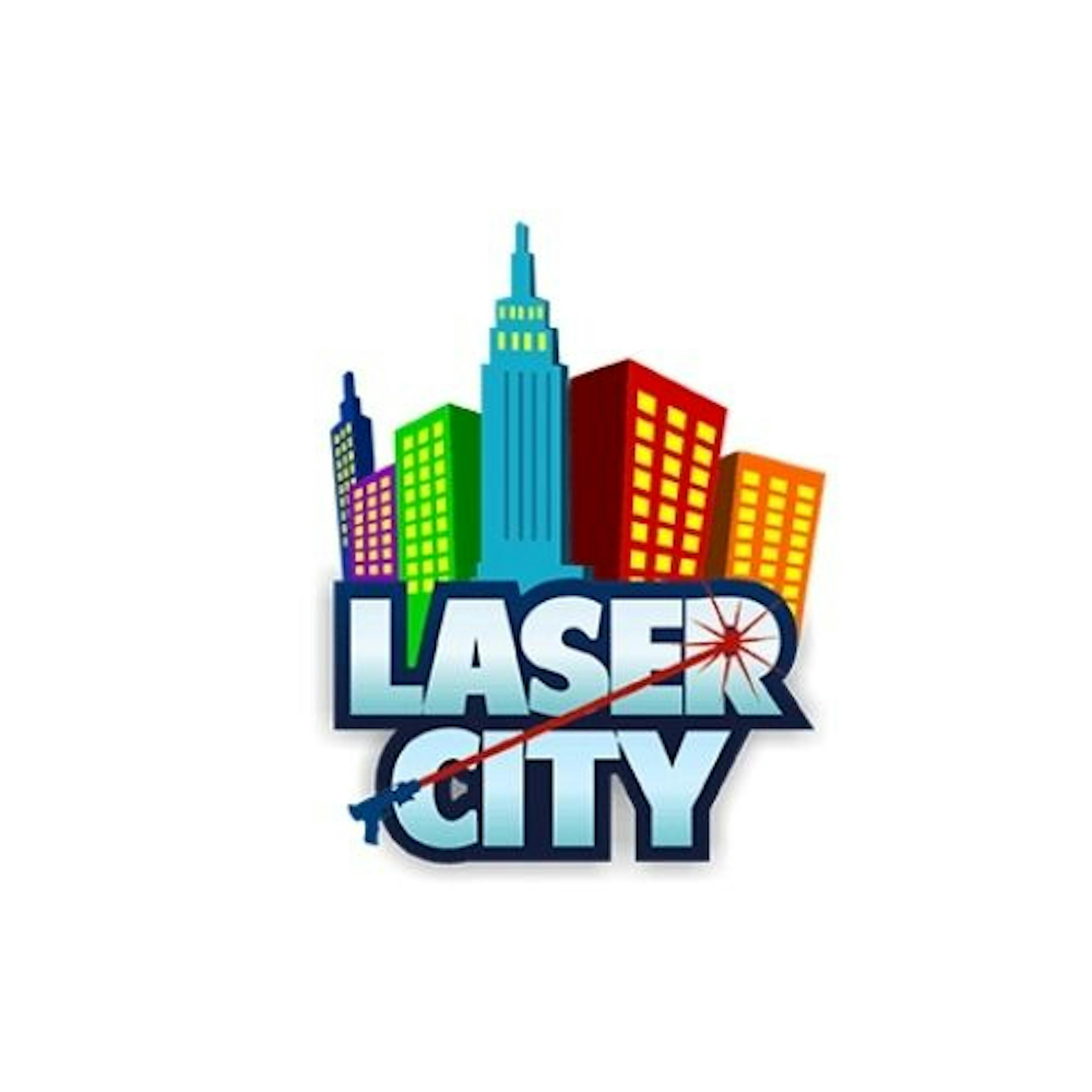 Laser City Logo; laser tag