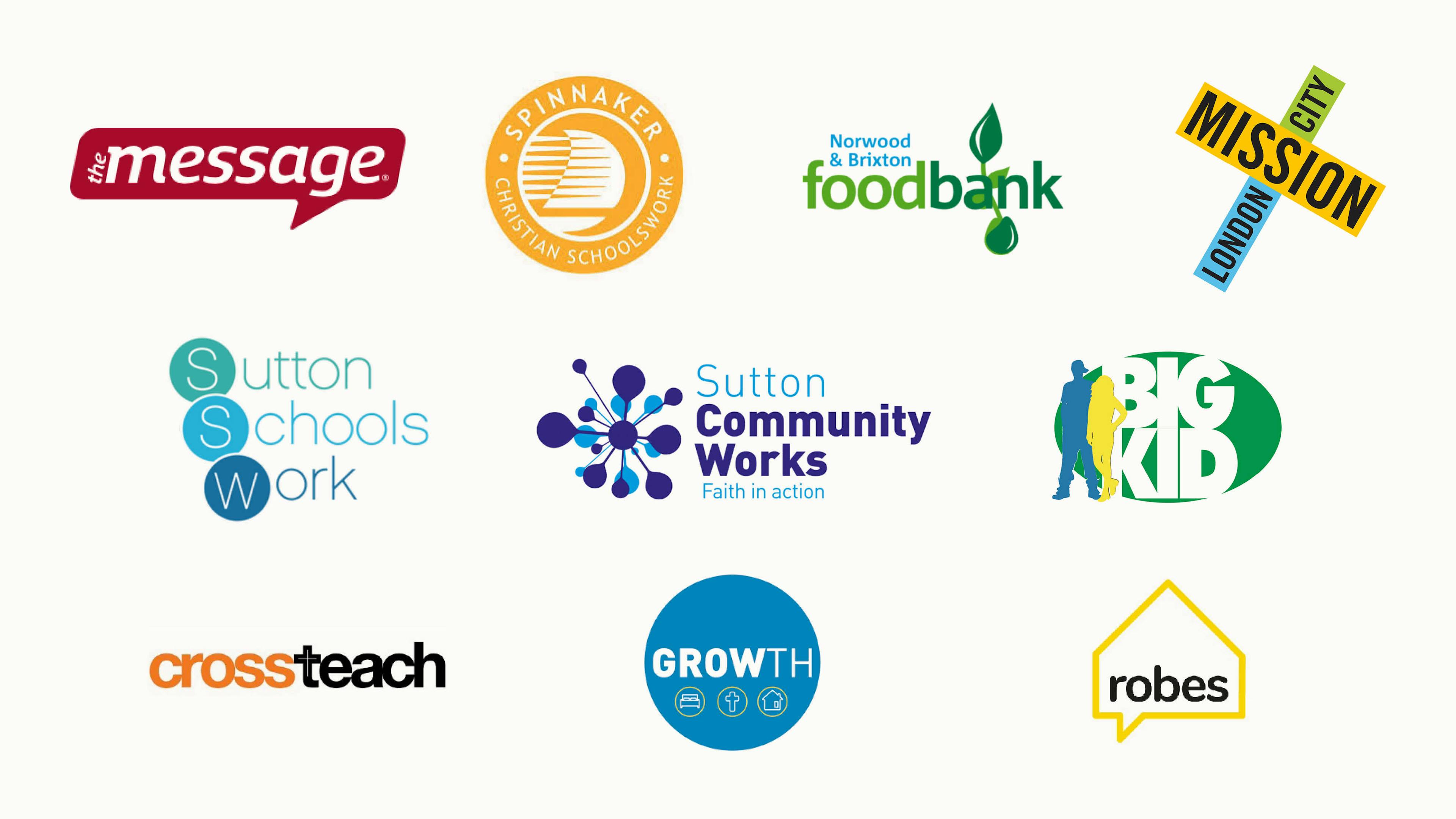 Various Charity Logos