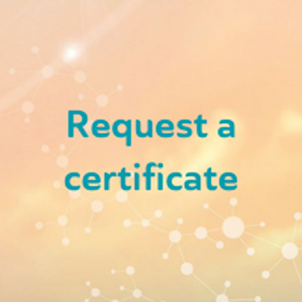 Request a certificate