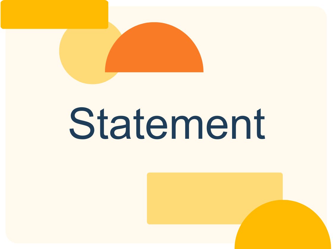 Statement