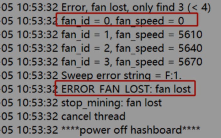 fan error kernel log