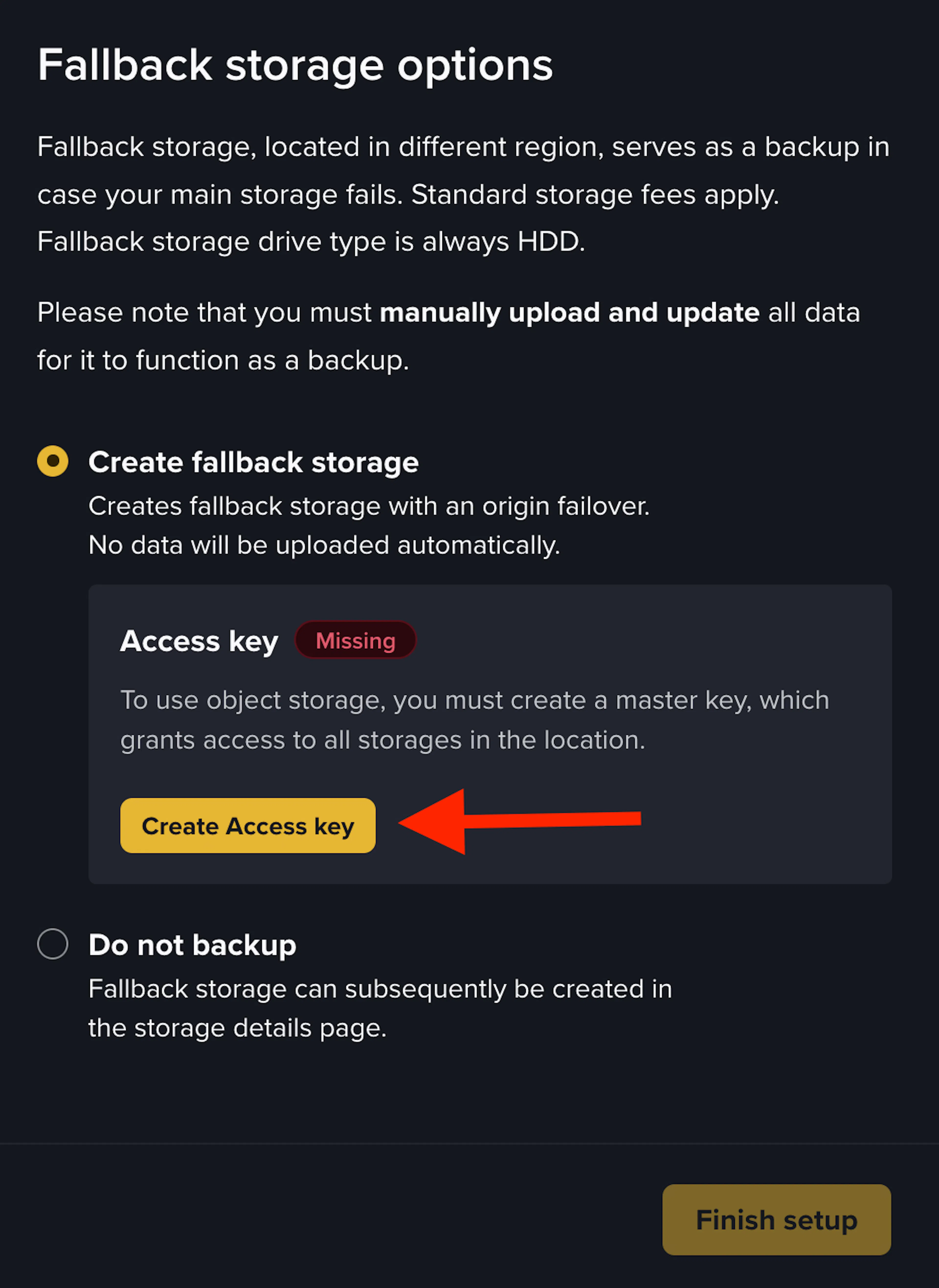 Object Storage Fallback | CDN77 documentation