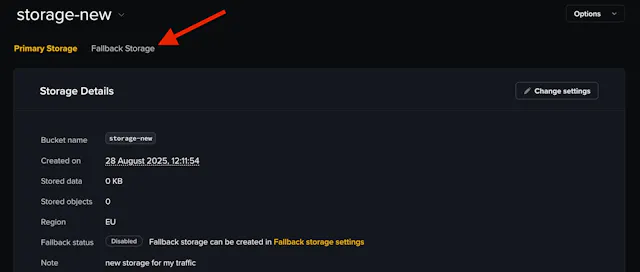 Object Storage Fallback | CDN77 documentation