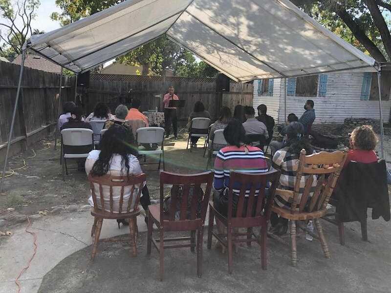 Comienzo de Casa de Oracion