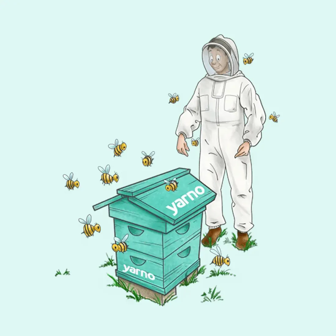 Illustration of Yarno Beehive