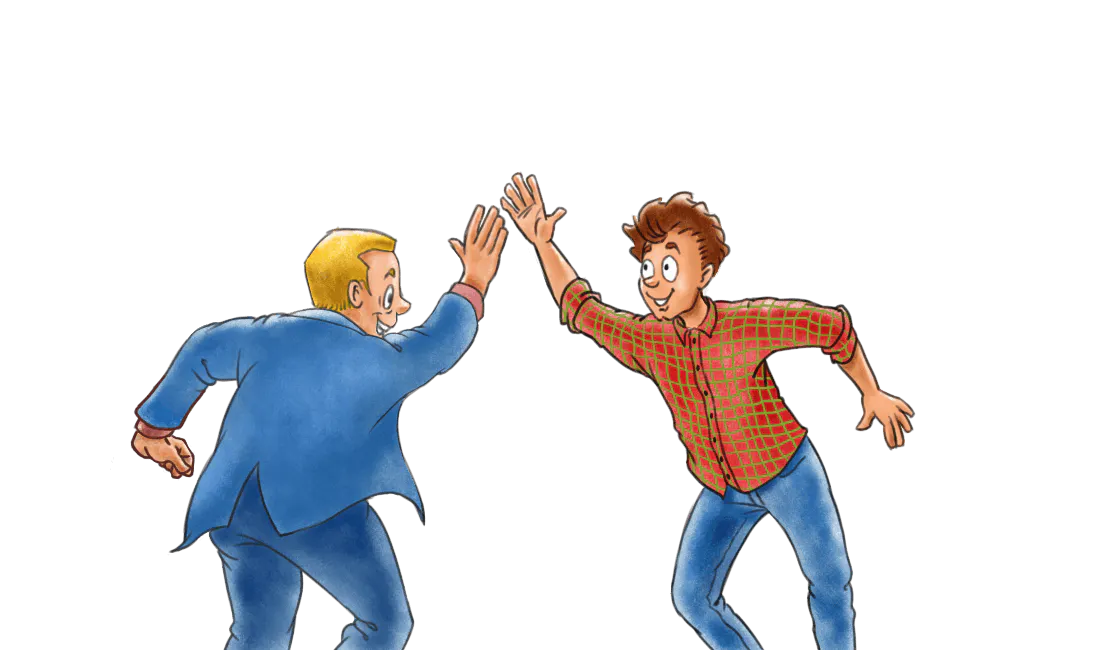 Harold high five