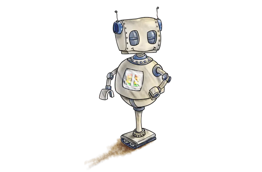 Illustration of a robot