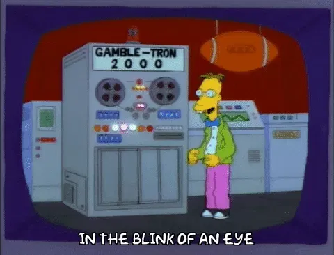 In the blink of an eye