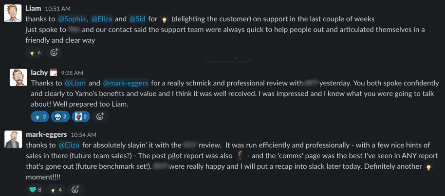 Delight the customer example