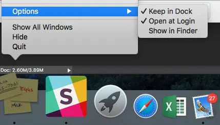 Screenshot of Stickies on a Mac