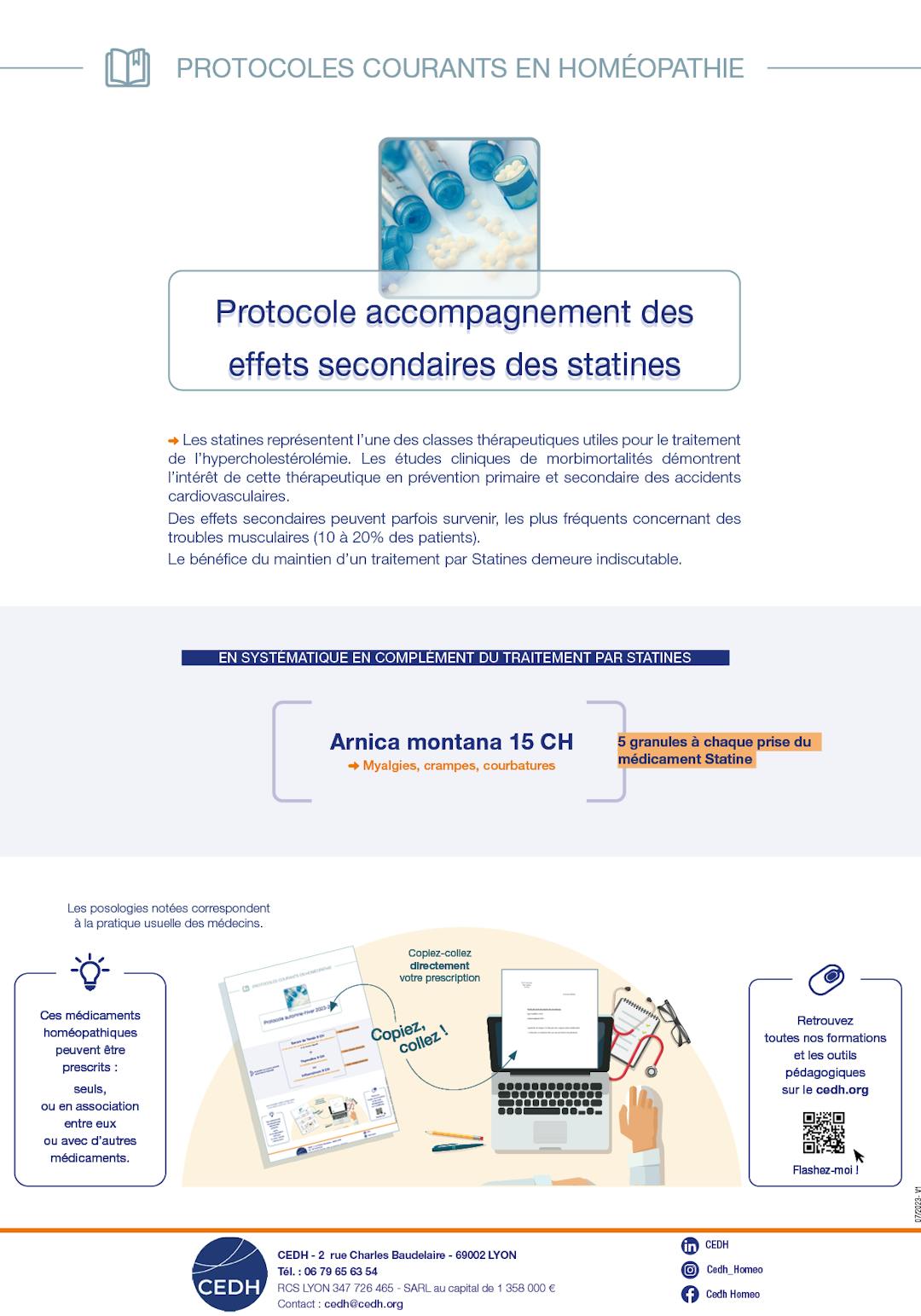 CEDH_Accompagnement des effets secondaires des statines_visuel