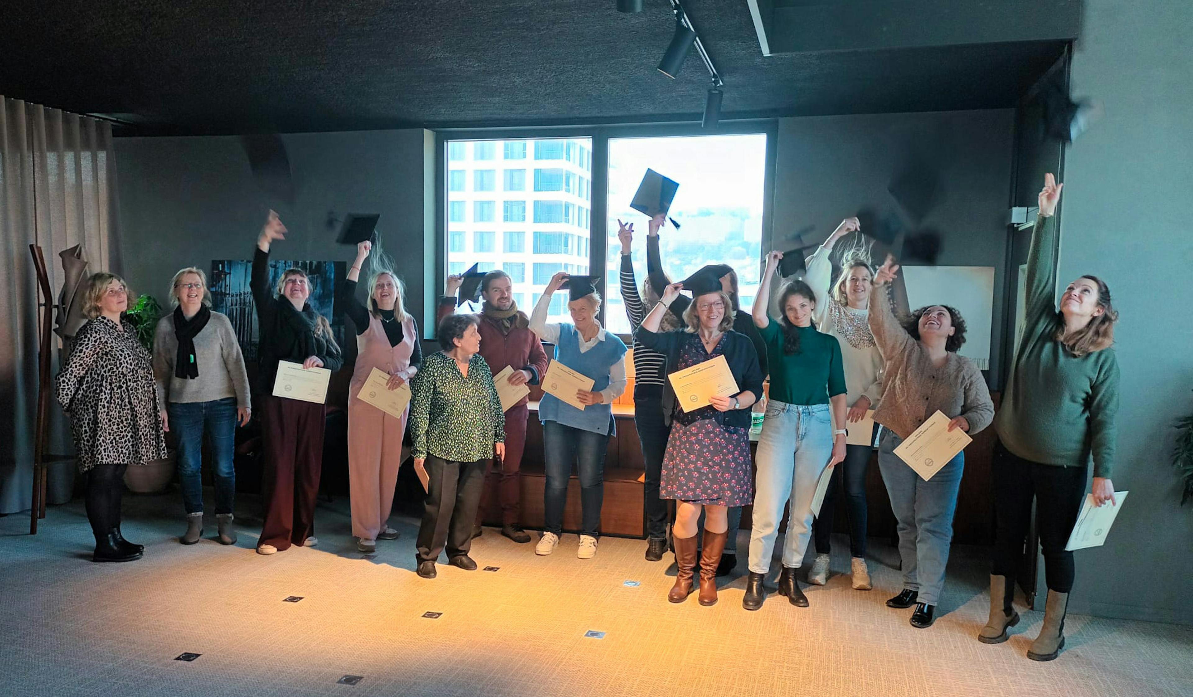 Remise de diplôme DTH Belgique