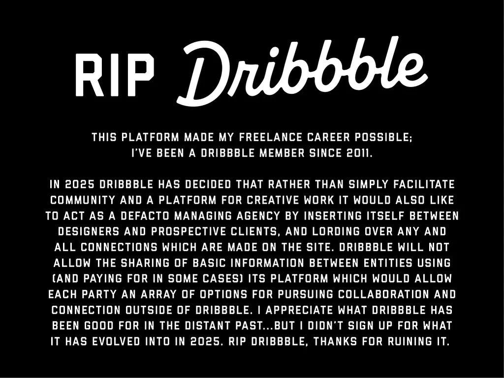R.I.P. Dribbble