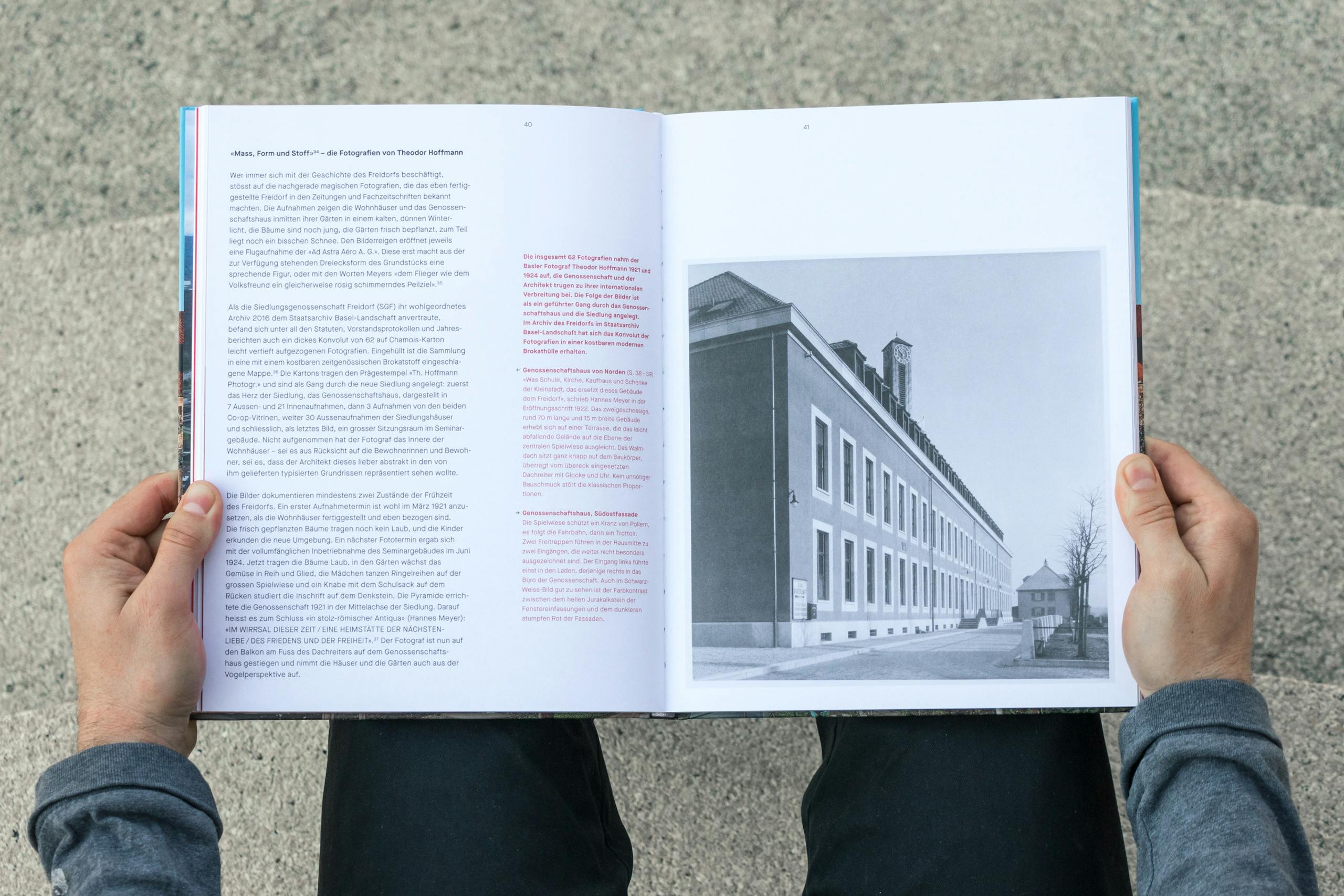 Freidorf Muttenz, Cedric Kegreiss, Grafik, Visuelle Gestaltung, Design, Book, Buch, Publikation, CMS, Basel