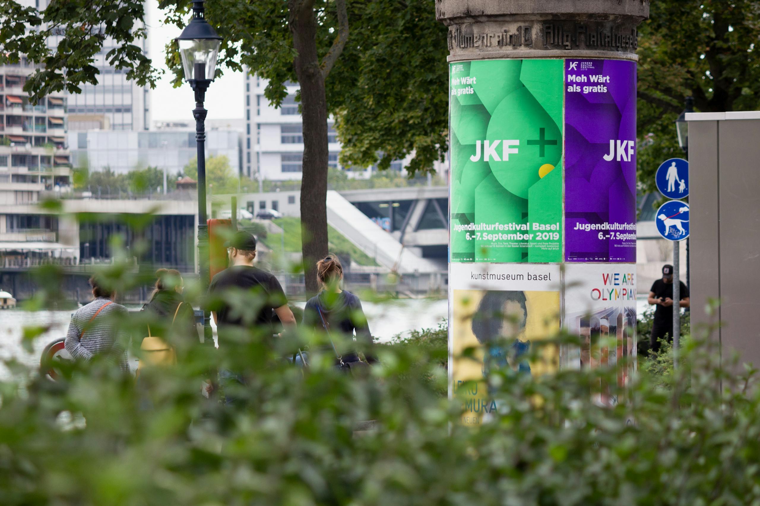 Cedric Kegreiss, Jugendkulturfestival Basel, 2019, Grafik Design, Visuelle Gestaltung, Gratis, Basel, Party, Jugend, Kultur, September