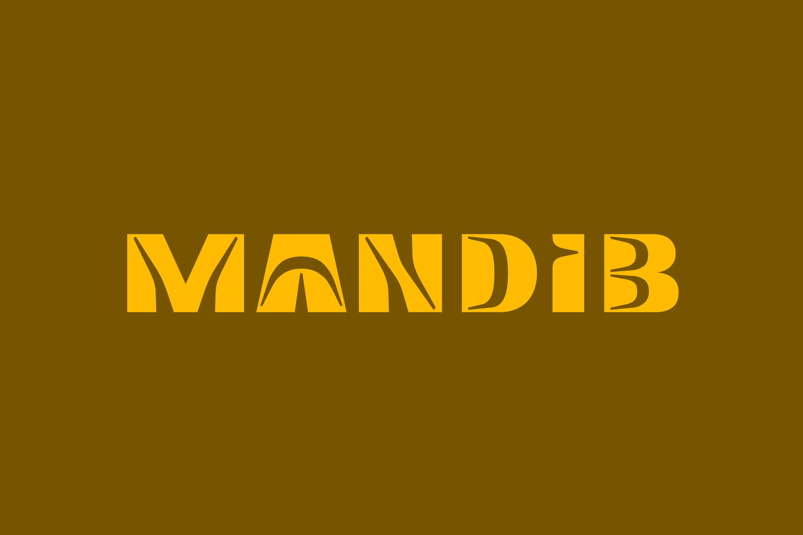 Mandib, Typeface, Gestaltung, Visuelle Gestaltung, Cedric Kegreiss, Basel, Grafik, Graphic, CH, Design