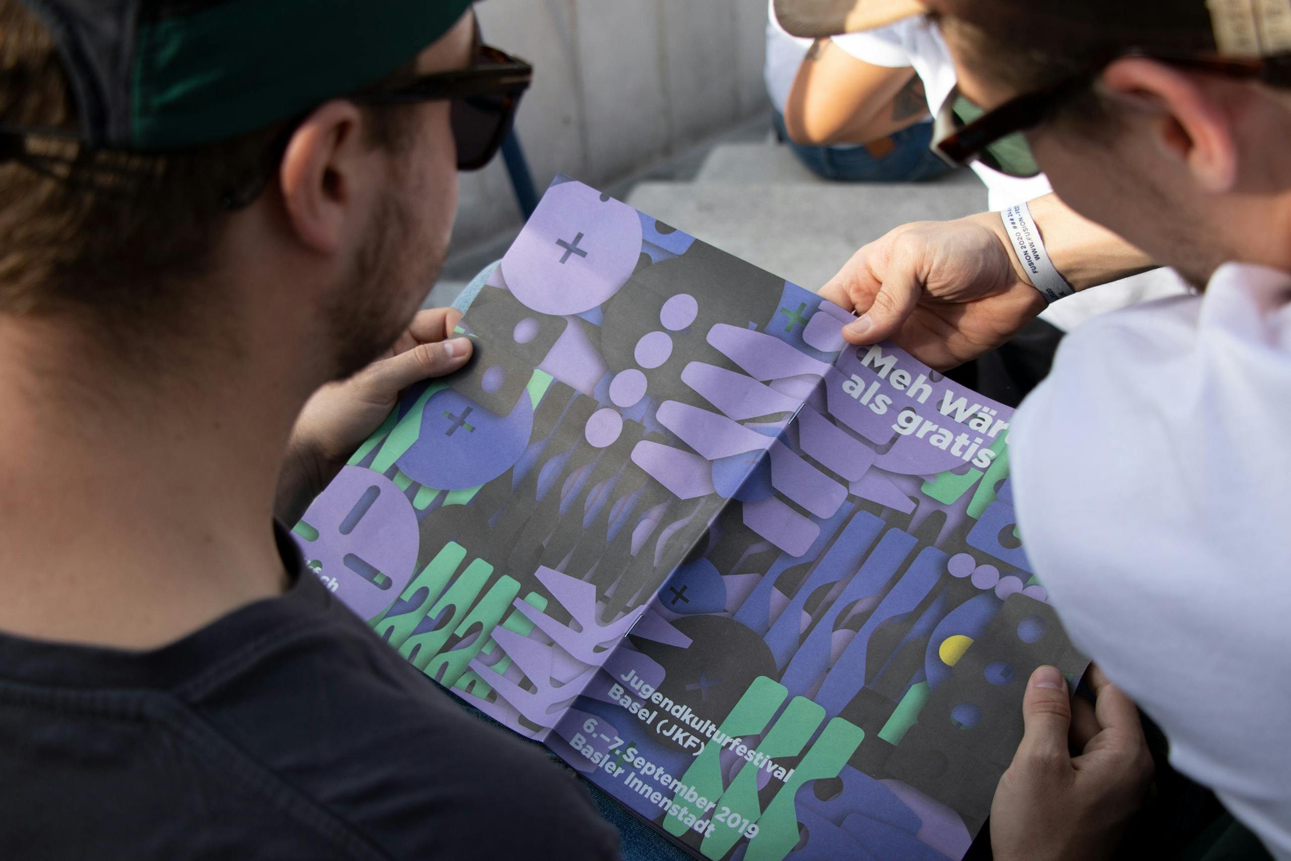 Cedric Kegreiss, Jugendkulturfestival Basel, 2019, Grafik Design, Visuelle Gestaltung, Gratis, Basel, Party, Jugend, Kultur, September