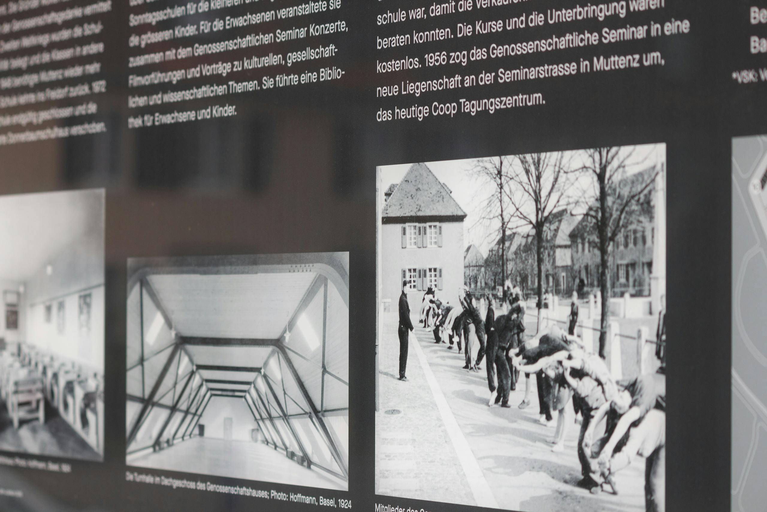 Freidorf-Muttenz, Basel, Publik Design, Gestaltung, Tafeln, Informationstafeln, Grafikdesign, Siedlung, Genossenschaft, Freidorf