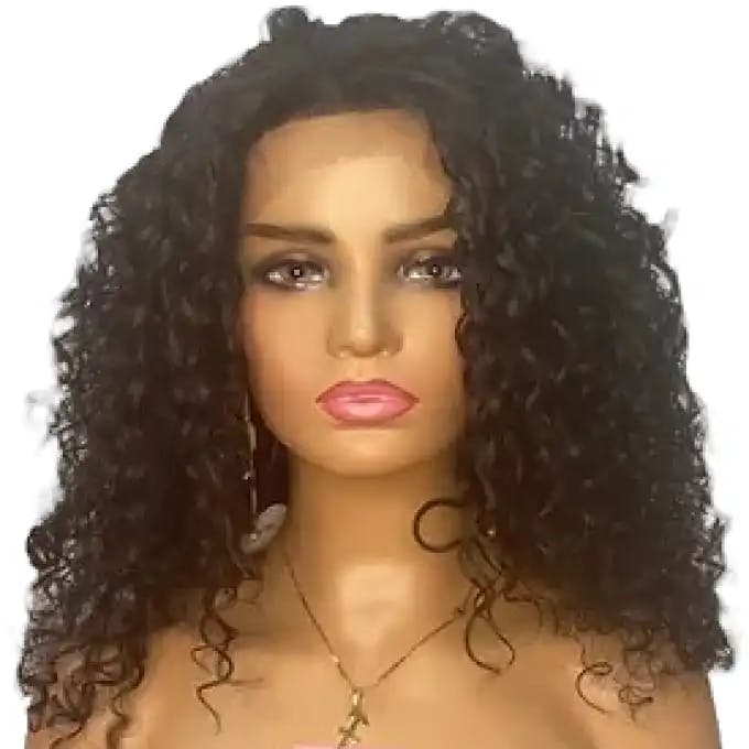 Lovely Waves Synthetic Hair Front Black