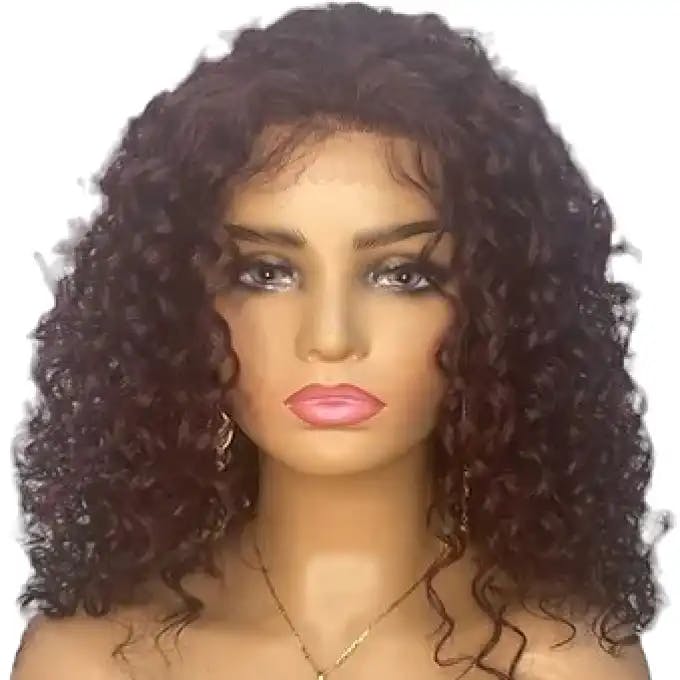 Lovely Waves Synthetic Hair Front Maroon