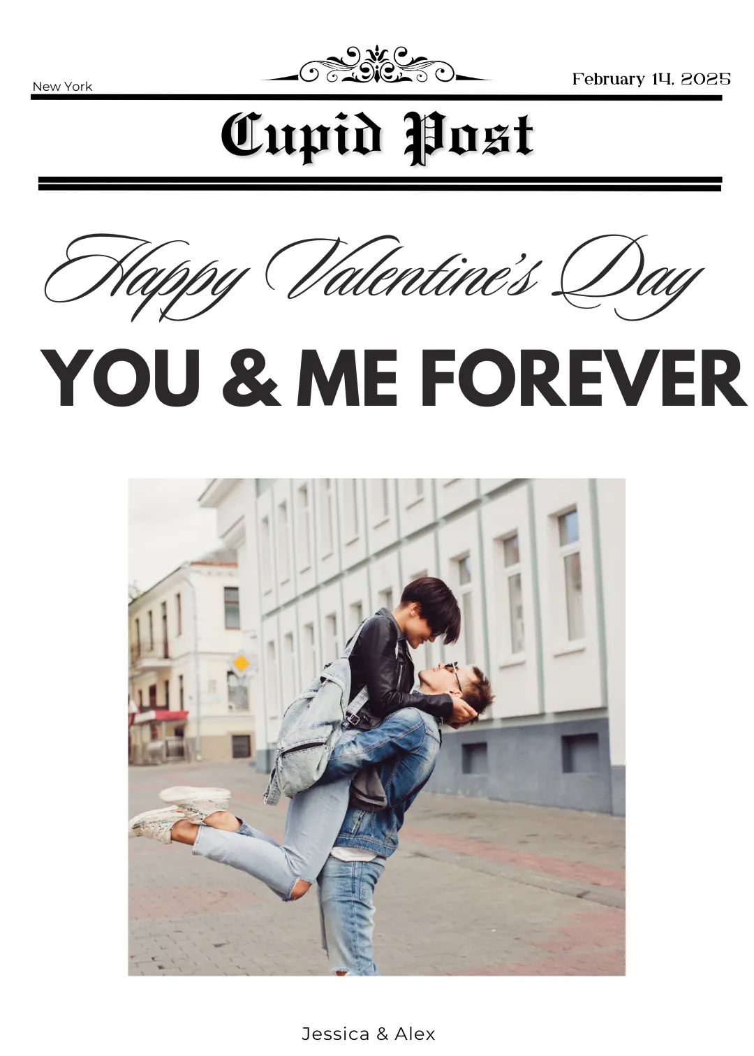 Valentines newspaper