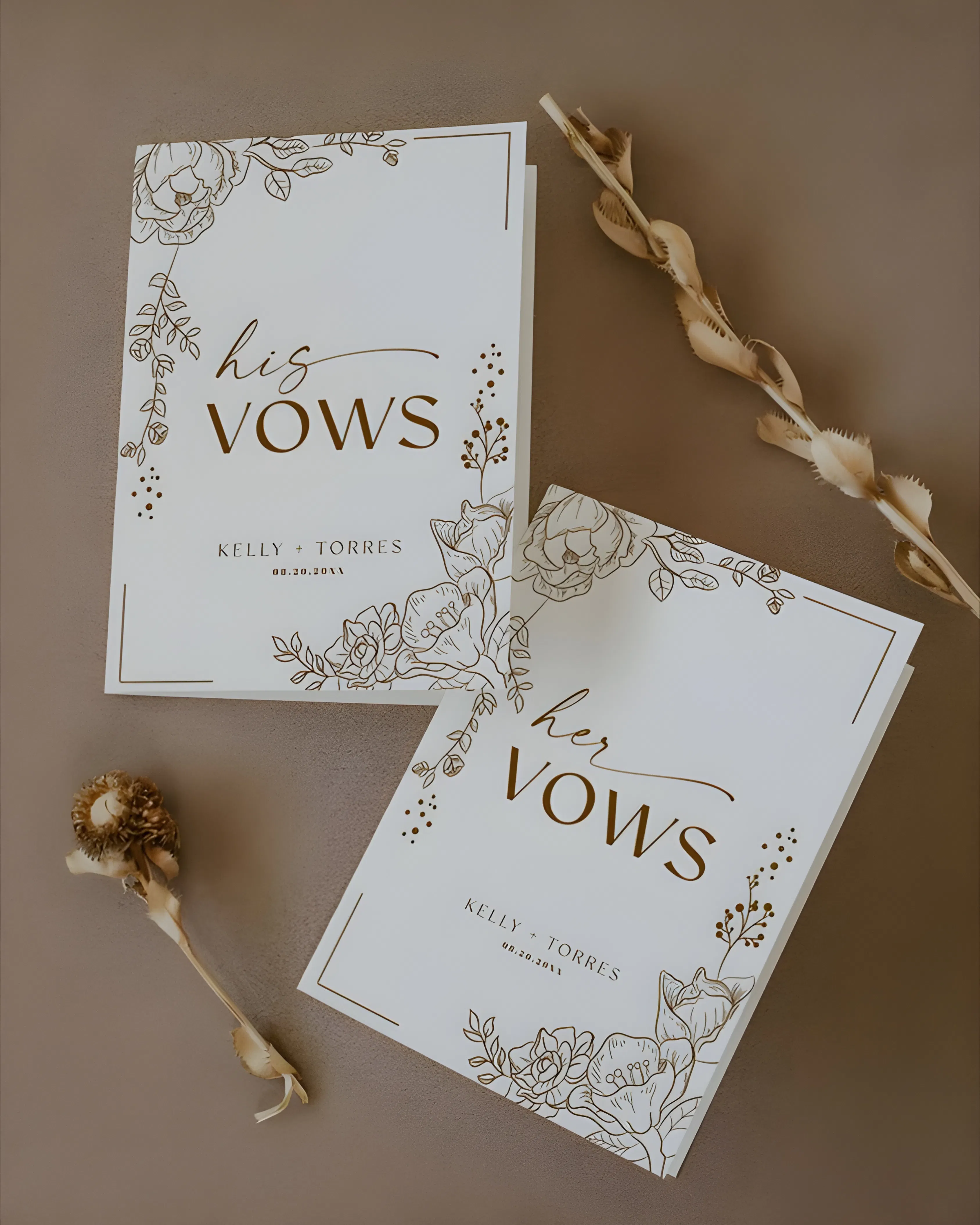 Wedding Vows for him & her