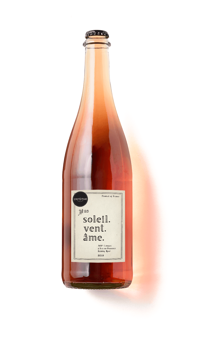 2019 SOLEIL. VENT. ÂME. BUBBLY ROSÉ