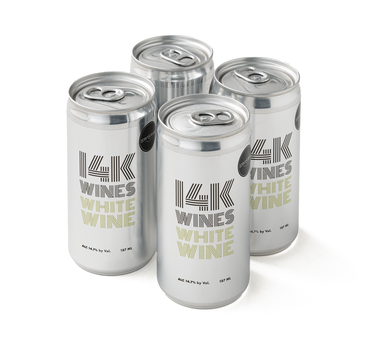 14K WHITE WINE