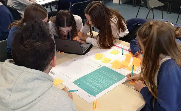 Students from Stirling High School at BIMA Digital Day with Signal