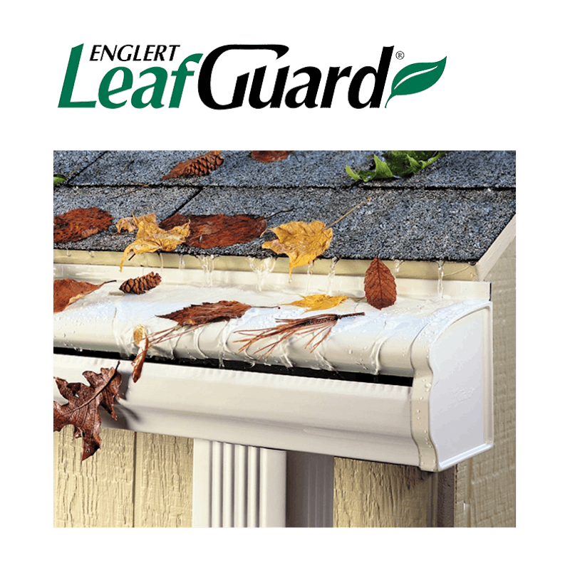 LeafGuard® gutters enhanced gutter protection