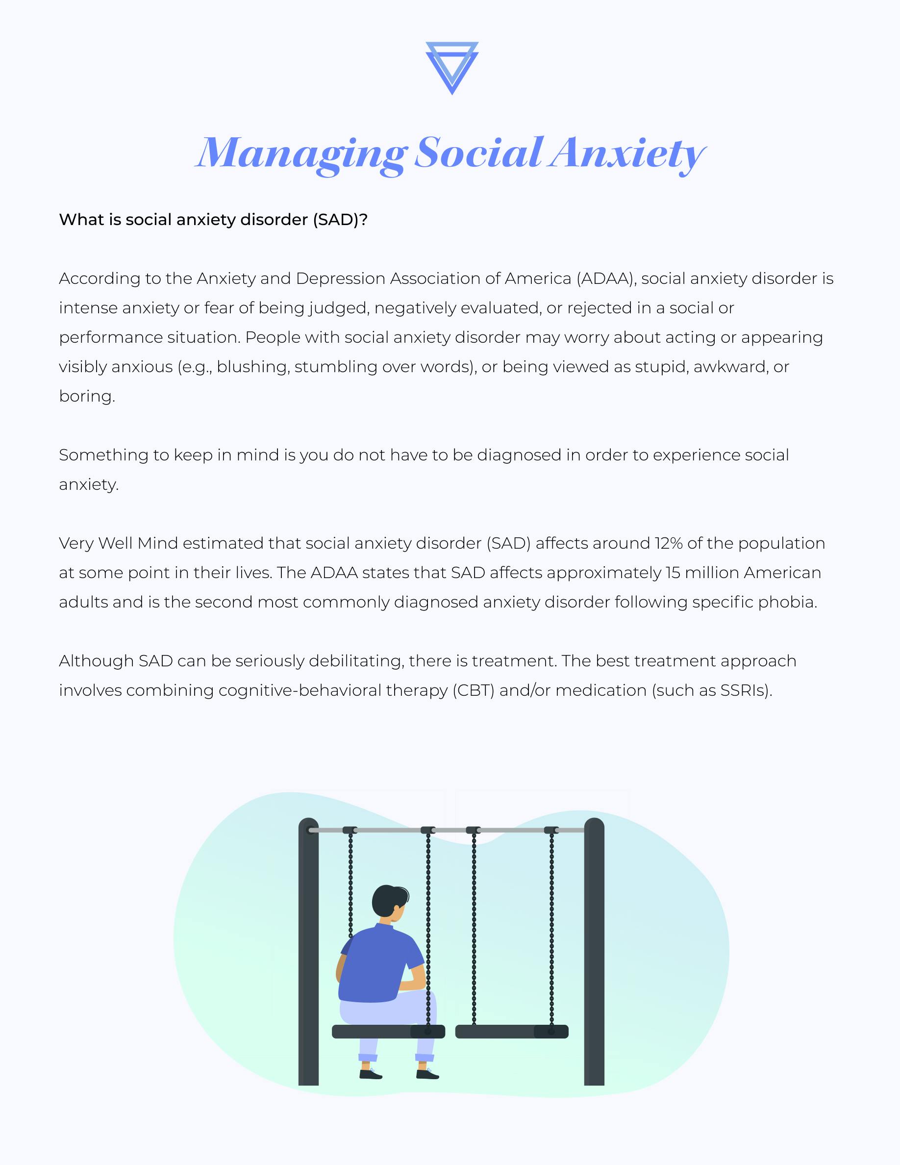 managing social anxiety