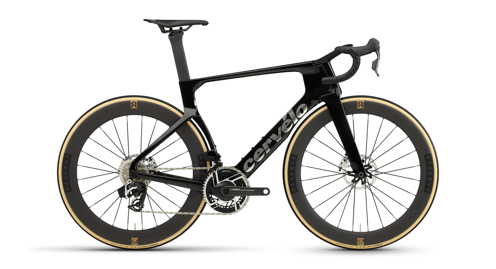 Cervélo S5 Red AXS in Five Black, drive side